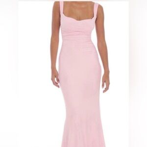 Lucy in the Sky Strapless Pink Dress
